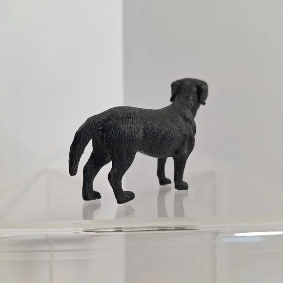 Black Labrador Retriever Dog Tree House Kids 3" Figure - Picture 4 of 7